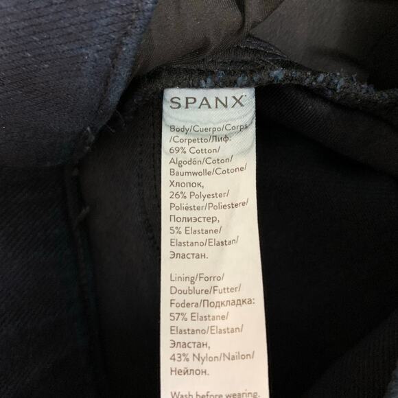 Spanx Skinny Jeans Dark Blue Pull On Stretchy Women's XS - Picture 8 of 8